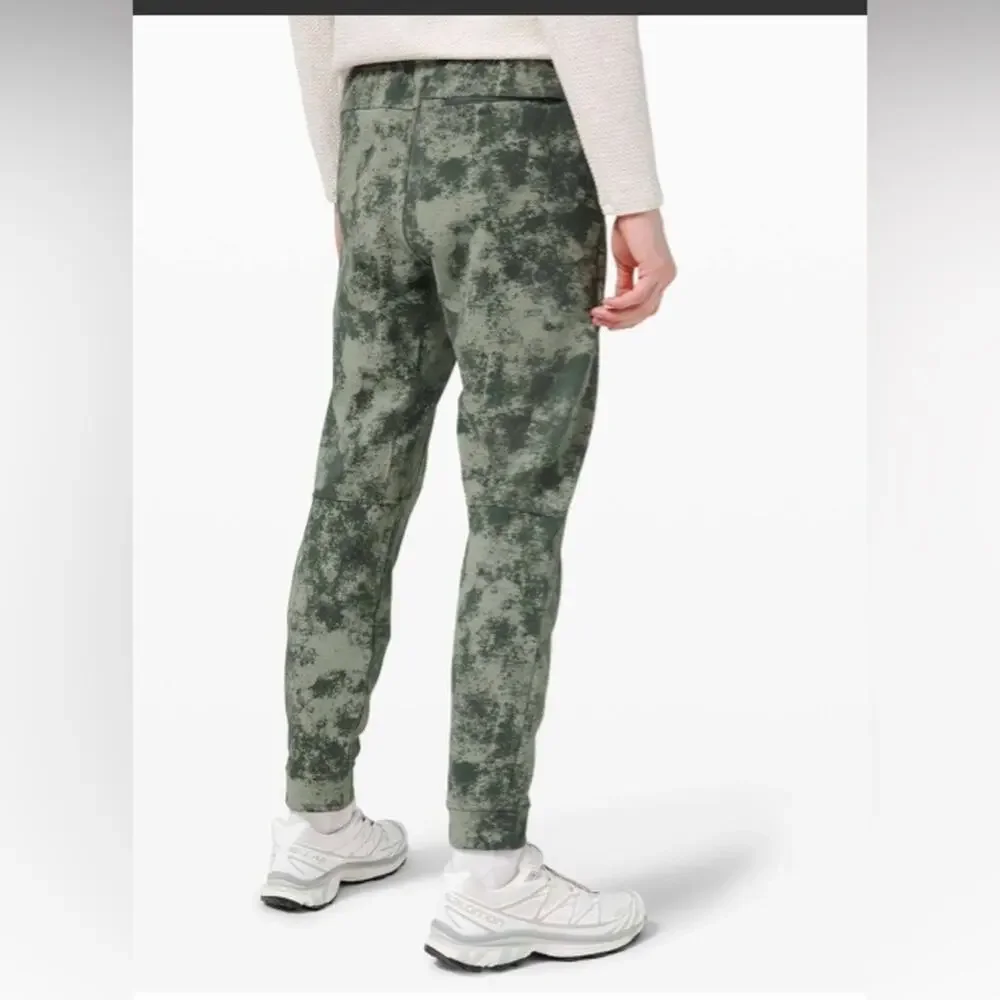 Lululemon city sweat jogger 29” French terry astral smoked spruce green fern M